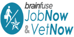 Brainfuse JobNow VetNow Logo